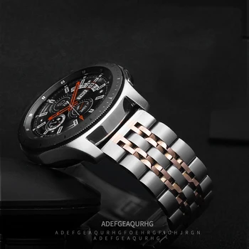 Iz nerjavečega Jekla, trak za Samsung Galaxy watch Prestavi S3/aktivna 246mm watchband kovinski pas Huawei watch GT 2/2e/pro traku 22 mm