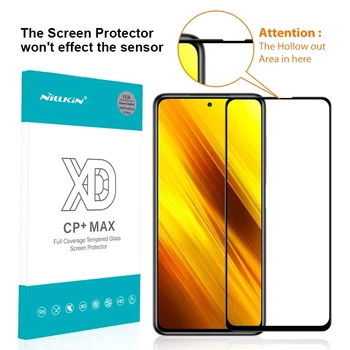 Za Xiaomi Poco X3 Pro Kaljeno Steklo NILLKIN 9H Pro Plus XD CP Max Polno Kritje Screen Protector Za Poco X3 NFC