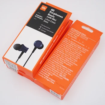 Xiaomi Osnovne Slušalke Mi Sveže Batne 3 V Uho 3,5 MM Slušalke Z Mikrofonom Za Redmi Opomba 8 8pro K20 K30 Pro 7 Mi 9 9T A3 Poco F2 X3