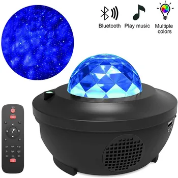 Bluetooth Glasbe Led Projekcija Lučka Daljinski Upravljalnik Bluetooth, Wifi Smart Star Projektor Svetlobe Led Zvezdnato Nebo Projekcija Svetlobe