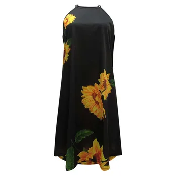 Obleke za Ženske 2021 Poletje brez Rokavov Cvetlični Striaght Priložnostne Strappy Tiskanja Mini Obleka vestido de mujer Cvetlični obleko