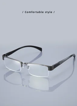 Pol Okvir Obravnavi Očala Presbyopic Očala Moški Ženski Daleč Pogled Očala +1.0+1.5+2.0+2.5+3.0+3.5+4.0 Unisex Očala