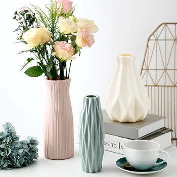 Nordijska hiša dekoracijo vaza imitacije keramične vaze doma dekoracijo, soba dekoracijo vaza dekoracijo ваза