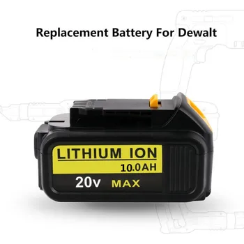 20V 10000mAh za Dewalt DCB200 Polnilna Litij-ionska Baterija 20V MAX Zamenjava za DeWalt DCB205 DCB201 DCB203 ročna Orodja