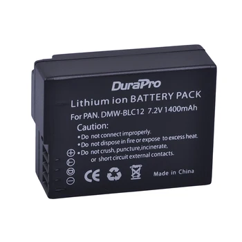 1PC 1400mAh DMW-BLC12 DMW BLC12 BLC12E Baterija + LCD USB Polnilec za Panasonic FZ1000 FZ200 FZ300 G5 G6 G7 GH2 BLC12 Fotoaparat