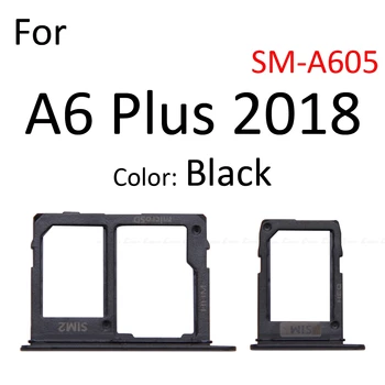 Micro SD / Pladenj za Kartico Sim Socket Adapter Za Samsung Galaxy A8 A6 Plus 2018 A530 A730 A600 Priključek Imetnika Režo za Bralnik Posodo