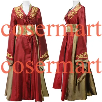 Kraljico Cersei Lannister Rdeče Izključno Obleka Igre Kostum Prestolov Za Odrasle Ženske Halloween Cosplay Prop