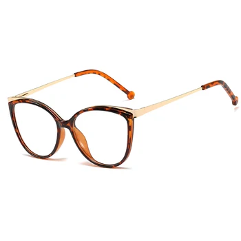 Ultralahkih Optična Očala Okvirji Plastičnih Titana Retro Cat Eye Očala Okvirji Moški Ženske Mode Računalnik Očala