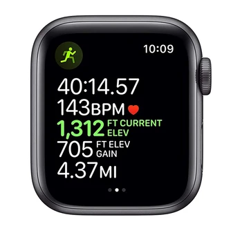 Novi Originalni Apple Gledati Serije 5 GPS Mobilnega iwatch 40 MM/44 MM Aluminijasto Ohišje Šport Band Pametno gledati