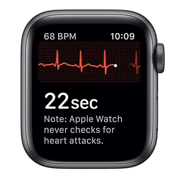 Novi Originalni Apple Gledati Serije 5 GPS Mobilnega iwatch 40 MM/44 MM Aluminijasto Ohišje Šport Band Pametno gledati