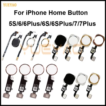 Za iPhone 6 6s Gumb Domov z Flex Kabel Za iPhone 5S 6 6Plus 6s plus 7 7Plus gumb Domov Flex Skupščine