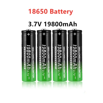2-20PCS 18650 Baterija Akumulatorska Baterija 3,7 V 18650 19800mAh Zmogljivosti Li-ionska Akumulatorska Baterija Za Svetilko, Baklo Baterije