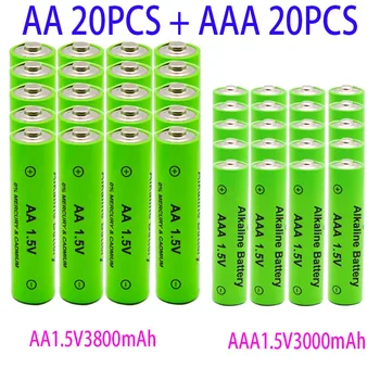 AA/AAA za ponovno Polnjenje 1,5 V 3800MAh In 3000MAh Alkalne Baterije Za Elektronske Opreme Za Svetilko MP3, Rezervno Baterijo