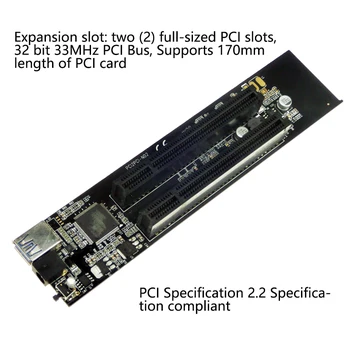 PCI express x1 na PCI adapter PCI express x1 x4 x8 x16, 2 vrata Vrata PCI 32bit reža za Kartico Riser PCI-e PCIe adapter