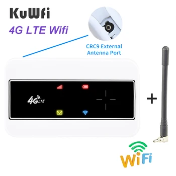 KuWFI Mini 4G Usmerjevalnik 3G/4G LTE Brezžični Wifi Modem Prenosnih Pocket Wi-fi Mobilni Hotspot Avto Wi-fi Usmerjevalnik Z Režo za Kartico Sim