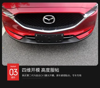 Chrome Žar Trakovi Za Mazda CX-5 2017 2018 Odbijača Zrak-dovodna Rešetka Okraskov CX5 2 Generacije Opremo