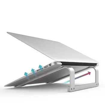 Aluminij Zlitine Nastavljiv Laptop Stand Zložljiva Prenosni Prenosni Nosilec Dvižne Hlajenje Držalo za 11-17Inch MacBook Računalnik