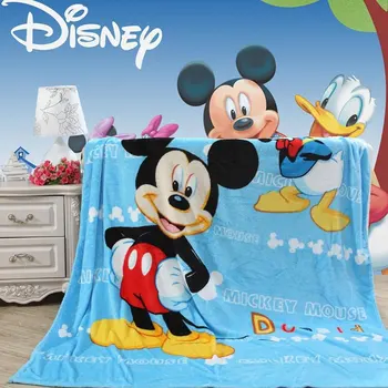 Strip Disney Minnie Mouse Flis Jagnje Runo Štirje letni Časi Toplo otroška Odeja Otroci Otrok Vrgel Kavč Mat Listi Darilo