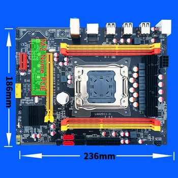 X79 Motherboard LGA 2011 za Podporo E5 8-Core 4XDDR3 Podpira 4X16G M. 2 Nvme za E5 2650 E5 2680 Xeon Serije in I7 Serije