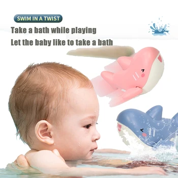 Bazen Veter Igrača Kopalnica Baby Kopel Shark Narwhal Igrače Za Malčke Boys 3 Let, Za Kopanje Po Maslu Veslanje