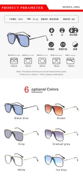 Modna Sončna Očala Za Moške Ameriški Trend Sončna Očala Plima Polje, Debel Nos Sončna Očala Moških 3084