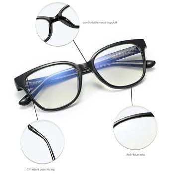 SHAUNA Retro Cat Eye Spomladanski Tečaj Ženske Očal Okvir Anti Modra Svetloba Očala Moških Optični Okvirja za Očala, iz Nerjavnega Jekla Žica Roko