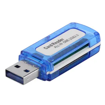 Računalnik Prenosni Bralnik Kartic High-speed USB 2.0 Vmesnik za Prenosni Plug And Play Bralnik Kartic Za MicroSD, SD TF MS Micro M2