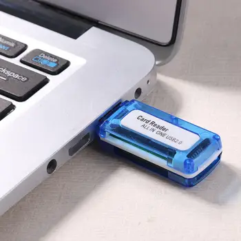 Računalnik Prenosni Bralnik Kartic High-speed USB 2.0 Vmesnik za Prenosni Plug And Play Bralnik Kartic Za MicroSD, SD TF MS Micro M2