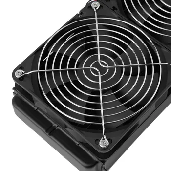 Vroče Aluminija 240 mm Vodno Hlajenje ohladi Vrstico Izmenjevalnik Toplote Radiatorja Ventilatorja za CPU PC
