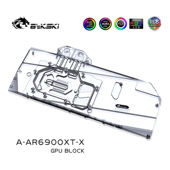 Bykski A-AR6900XT-X GPU Vodni Hladilni Blok Za Asrock RX 6900XT/6800XT Fantom Gaming D, Grafične Kartice Tekoče Hladilnik Sistem