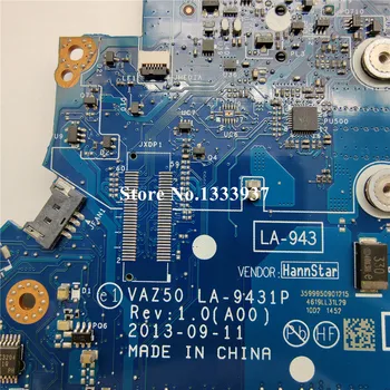 VAZ50 LA-9431P ZA DELL Latitude E7240 Prenosni računalnik z Matično ploščo I5-4310U CN-0GMYR8 0GMYR8 GMYR8 DDR3L mainboard testirani
