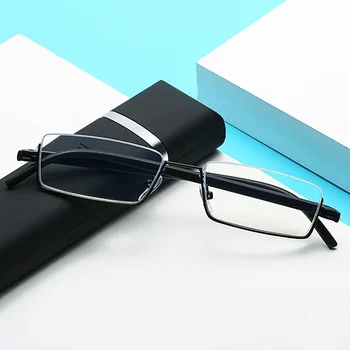 TR90 Pol-Okvir Anti-Modra Svetloba Obravnavi Očala Žensk Očala Računalnik Očala za Moške Obravnavi Očala Stopnja +100 Do 400
