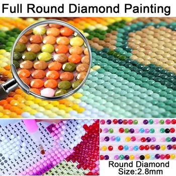 Diamond Paiting Pokrajino 5D Diamond Mozaik Needlework Daimond Slikarstvo Polni Sveder