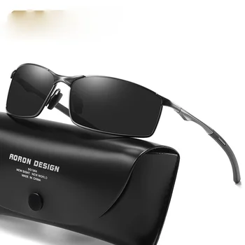 Aoron Polarizirana sončna Očala Moški/Ženske Vožnje Ogledalo sončna Očala Kovinski Okvir Očala UV400 Anti-Glare sončna Očala na Debelo