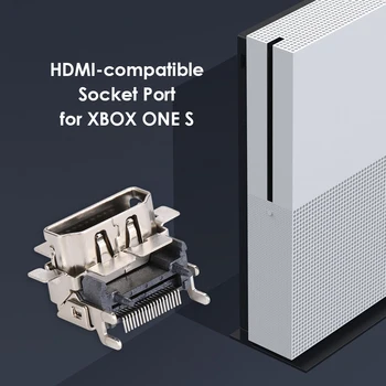 HDMI-Združljiva Vrata Vtičnico, Jack Vmesnik Priključek Zamenjava za Xbox En S Igralno Konzolo rezervnih Delov