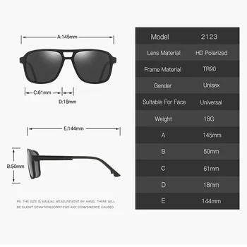 KEITHION TR90 Lahek Material, Letnik moška sončna Očala Polarizirana Klasična Očala za Sonce Ženske Senci Moškega Vožnje Očala