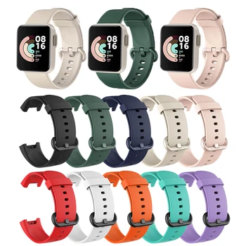 Mehki Silikonski Trakovi za Redmi Watch Smartwatch pasu Zamenjava Šport Zapestnica Manšeta Za Xiaomi Mi Gledati Lite Dodatki