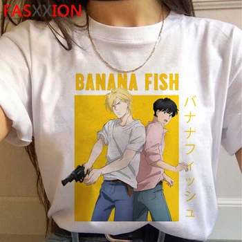 Banana Ribe oblačila majica s kratkimi rokavi moški grunge plus velikost harajuku kawaii tiskanja par t-shirt nekaj plus velikost oblačila