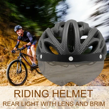 Motorno kolo, Helme Ultralahkimi, Kolesarska Čelada Z Odstranljivo Buljiti Kolo Luč Intergrally-oblikovani Gorsko Cesto, MTB Helmt