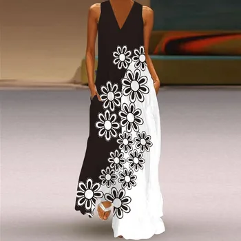 Obleko 2021 Poletje Slog, Evropski In Ameriški Modni Priljubljena Natisnjeni Z Dolgimi Rokavi Obleka Ženska Dodatki Online Trend Vroče Prodaje