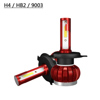 2Pcs H7, H1 H10 Auto K1 COB LED Smerniki Žarnice H8/H9/H11/HB4 Bel Avto Žaromet Kit 72W 8000LM Avto Styling H4/HB2/HB3 6000K