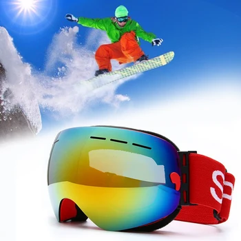 2020 Eno Plast Anti-Fog Snowboard Smučarska Očala Pozimi Smučanje Google Smučarska Očala Očala Motorne Sani Snow Masko