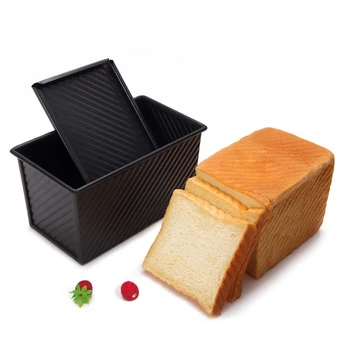 Toast Kruh Plesni s Pokrovom, Kovinski Kruh, Štruca Pločevinke za Torto in Toast, zaradi Česar