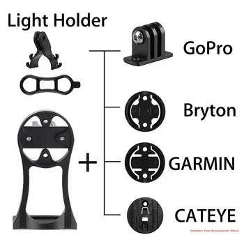 Črna MTB Kolo GPS Računalnik Nosilec Za GARMIN/Bryton/Cateye Šport Fotoaparat Nastavek za Stojalo