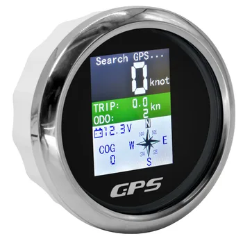 Univerzalni 85mm Nepremočljiva TFT Zaslon Digitalni GPS merilnik Hitrosti, Števec kilometrov Potovanje COG LCD Digitalni Merilnik Hitrosti Z GPS Anteno 9-32V