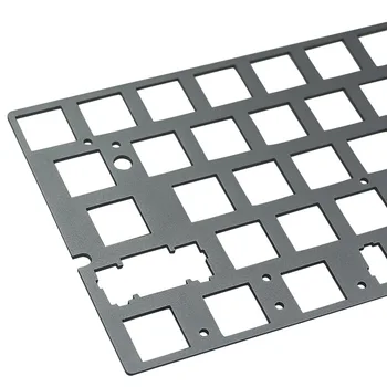 Po meri Mehanske Tipkovnice Aluminij Zlitine Položaja Ploščo DIY Podporo ANSI za 60% Tipkovnico GK64 GK61 GH60 CNC Anodiziranega