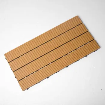 Odporna na vlago ognjevarnim parket ploščice wood plastic composite krova ploščice wpc kliknite ploščice