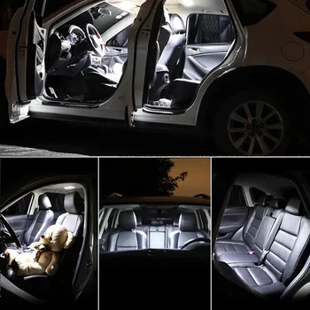 12X Bela Canbus led Avto notranje luči Paket Komplet za 2013-2019 Honda Accord led notranja Kupola Trunk luči