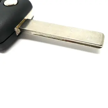 2-Gumb Zložljiva Stanovanj Avto Ključ Zaščitna Torbica Za Peugeot 207 307 308 407 Avto Spremembe Dodatki