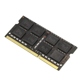 DDR3L 8GB 1600MHz PC3L-12800S RAM SODIMM Pomnilnik nizkonapetostni 1.35 V 204-PIN za Prenosnik Prenosnik(Black)